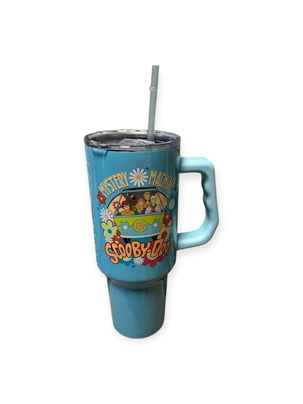 Scooby-Doo Mystery Machine Stainless Steel Travel Tumbler With Straw
